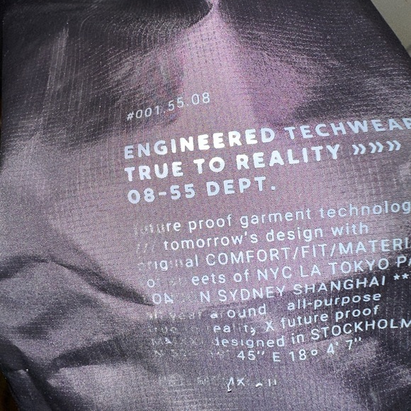 SOLD: H&M black windbreaker jacket -XL - Picture 13 of 13